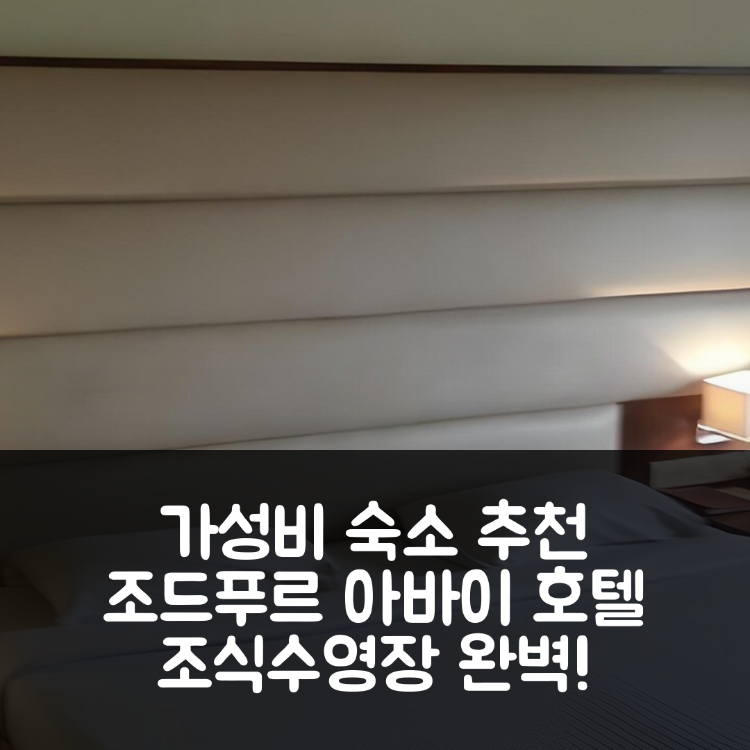 조드푸르 숙소 여행 호텔 추천 매플 아바이 호텔 | 가성비 좋은 위치와 조식, 수영장 특징 5가지