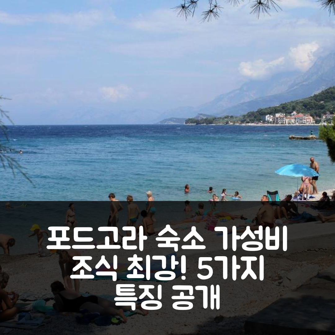 포드고라 숙소 여행 호텔 추천 아파트먼트 바이 더 시 포드고라 마카르스카 | 가성비와 조식이 뛰어난 5가지 특징
